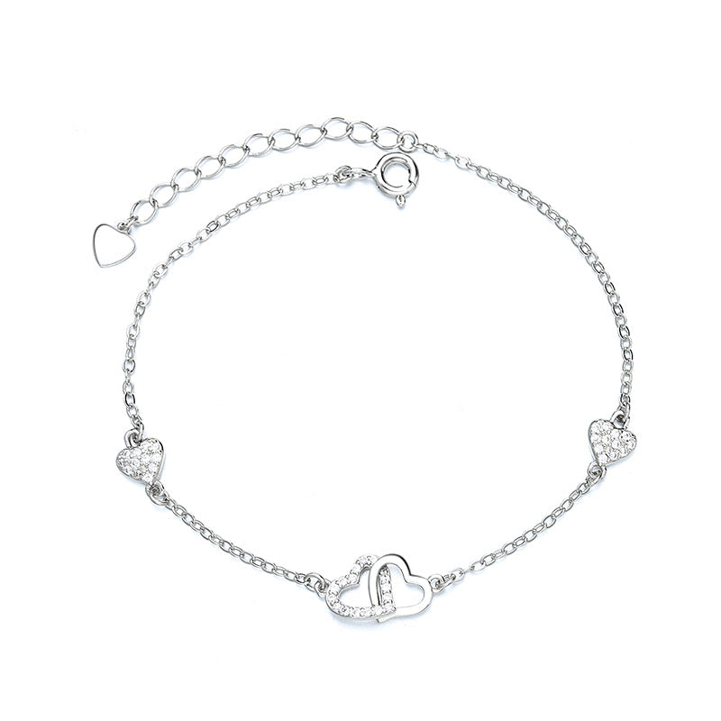 Interlocking Hearts Bracelet