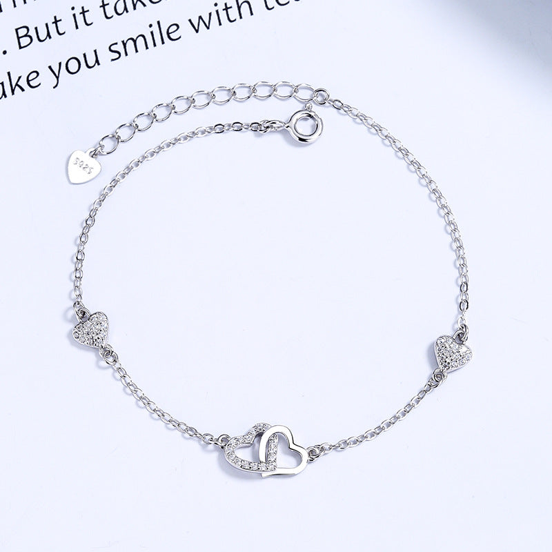 Interlocking Hearts Bracelet